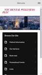 Mobile Screenshot of nycdentalwellnesscenter.com